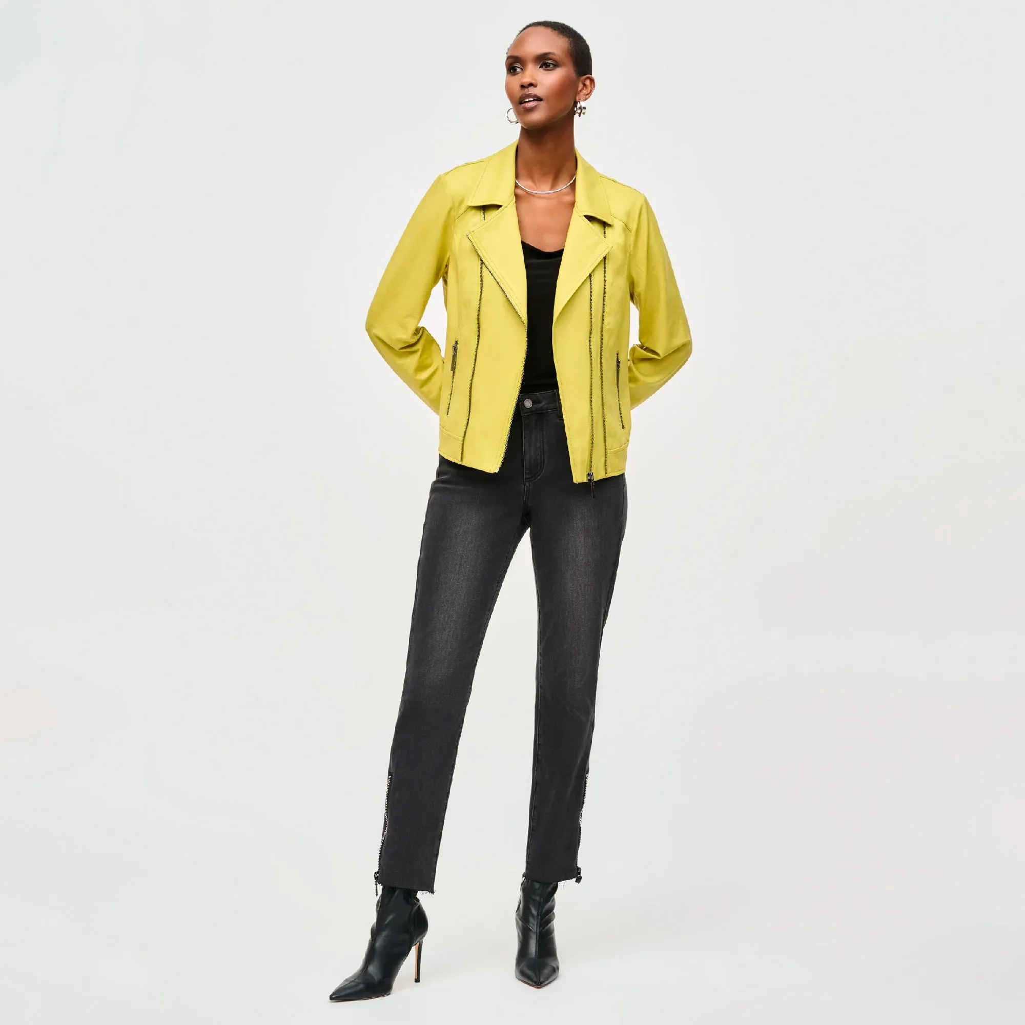 Chaqueta Casual con Punto Metalizado Joseph Ribkoff 243905