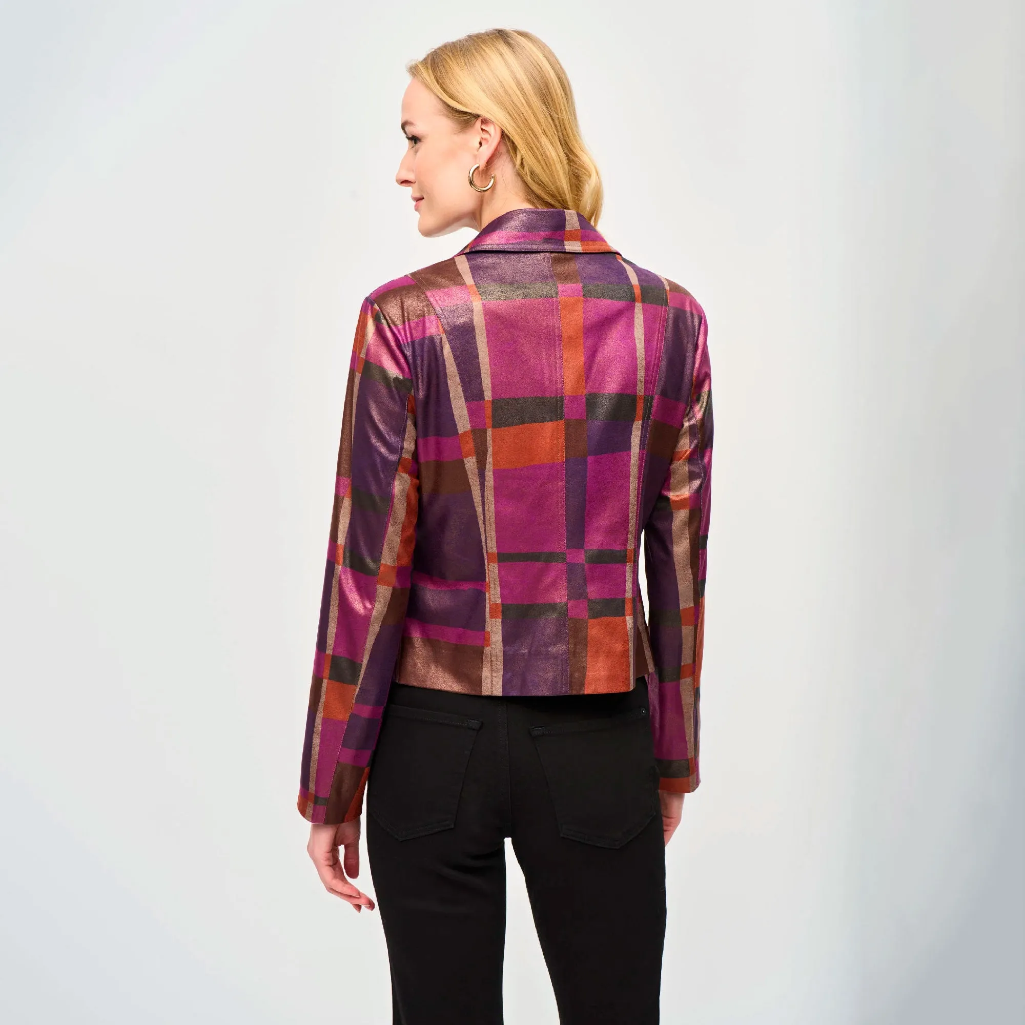 Chaqueta Casual con Toques Metal Joseph Ribkoff 243921