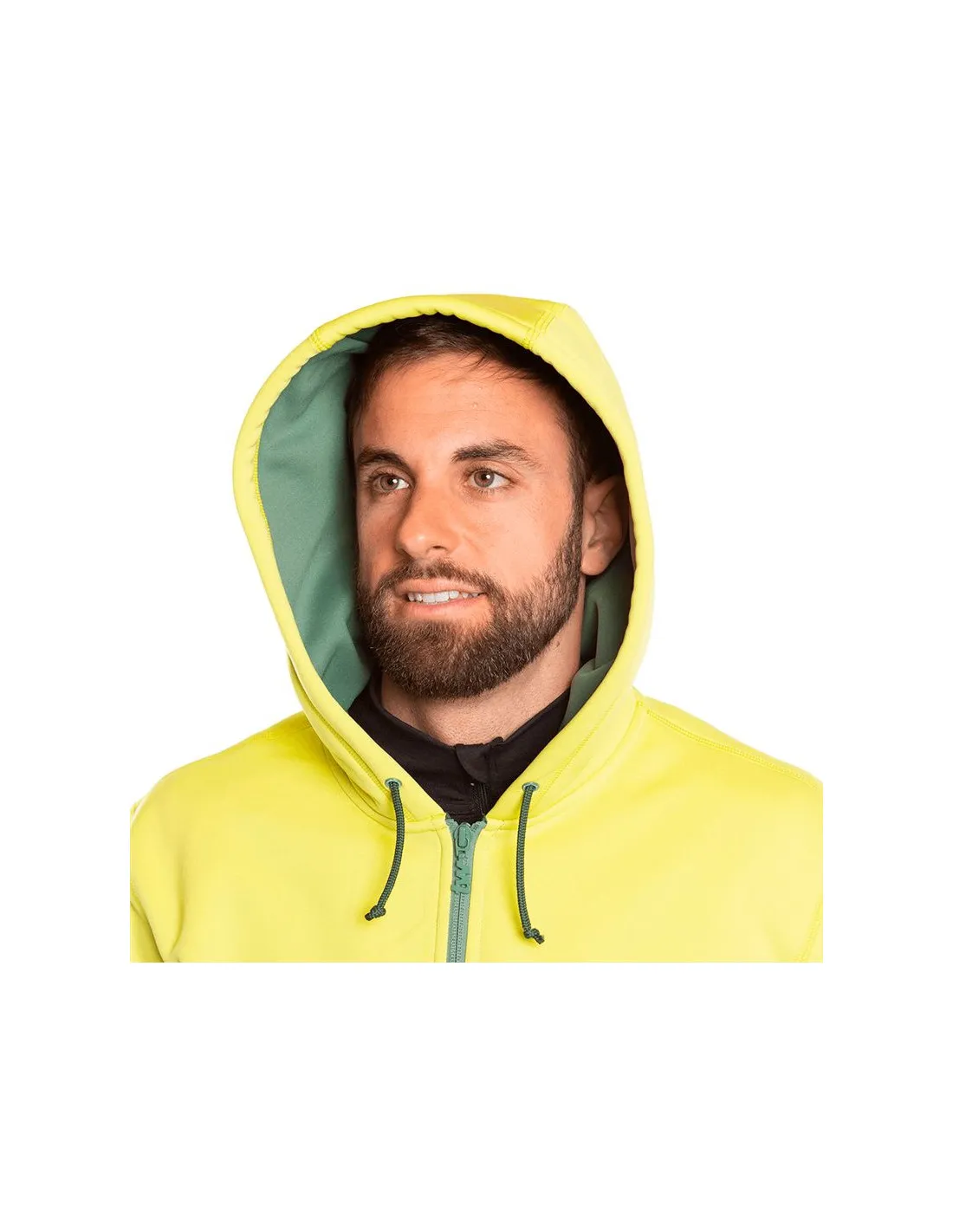 Chaqueta con Capucha amarilla de montaña Trangoworld Ripon Hombre