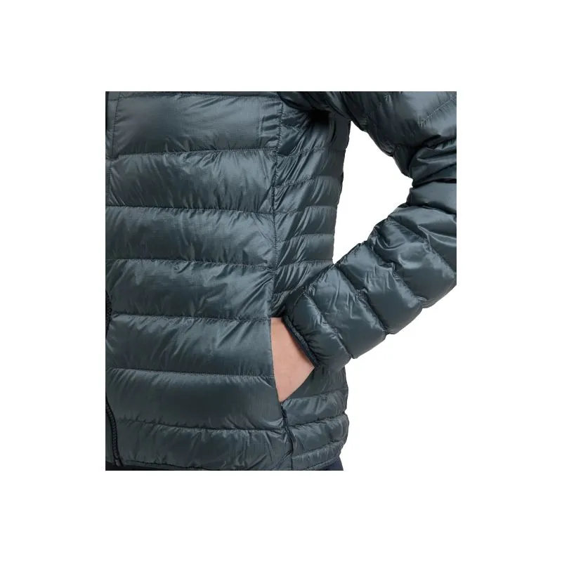 Chaqueta con capucha de plumón HAGLÖFS Roc para mujer (Azul Acero)