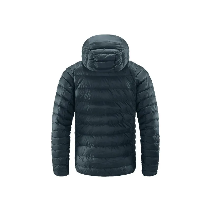 Chaqueta con capucha de plumón HAGLÖFS Roc para mujer (Azul Acero)