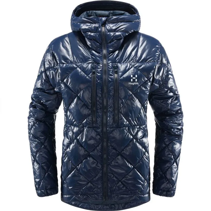 Chaqueta con capucha HAGLÖFS Roc Mimic (Azul Tarn) Mujer