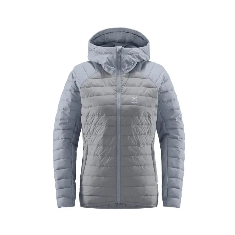Chaqueta con capucha HAGLÖFS Spire Mimic (hormigón) Mujer