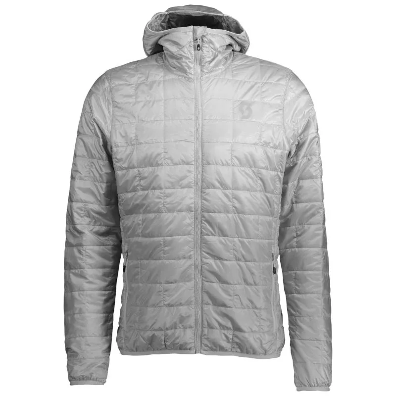 Chaqueta con capucha para hombre Scott Insuloft Superlight PL (gris claro)