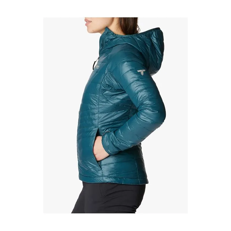 Chaqueta con capucha Platinum Peak™ (Night Wave) para mujer de Columbia