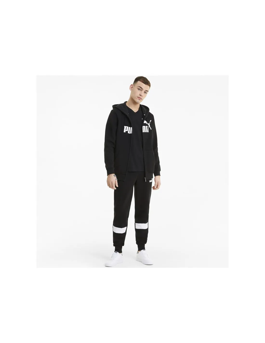 Chaqueta con Capucha Puma Essentials Big Logo Hombre