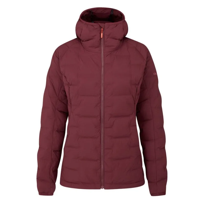 Chaqueta con capucha Rab Cubit Stretch Down (Deep Heather) Mujer