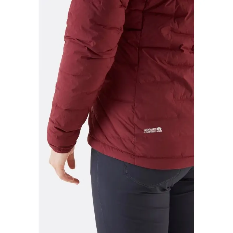 Chaqueta con capucha Rab Cubit Stretch Down (Deep Heather) Mujer