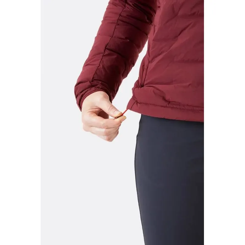 Chaqueta con capucha Rab Cubit Stretch Down (Deep Heather) Mujer