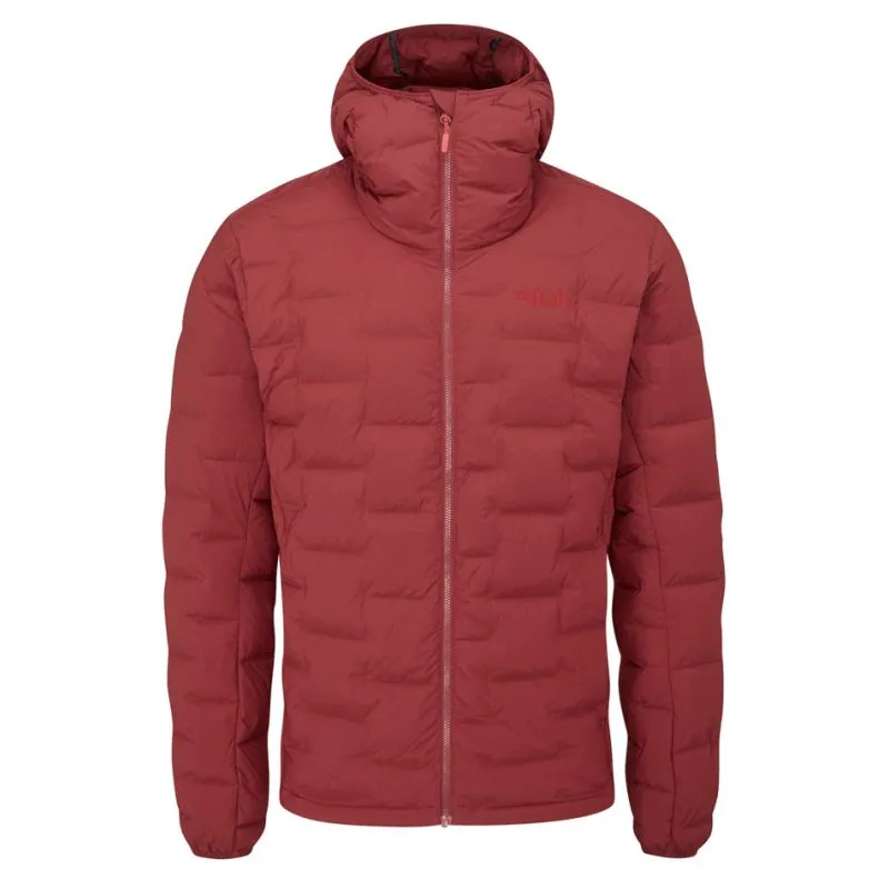 Chaqueta con capucha Rab Cubit Stretch Down (Oxblood Red) Hombre