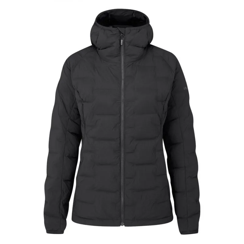 Chaqueta con capucha Rab Cubit Stretch Down (Ébano) Mujer