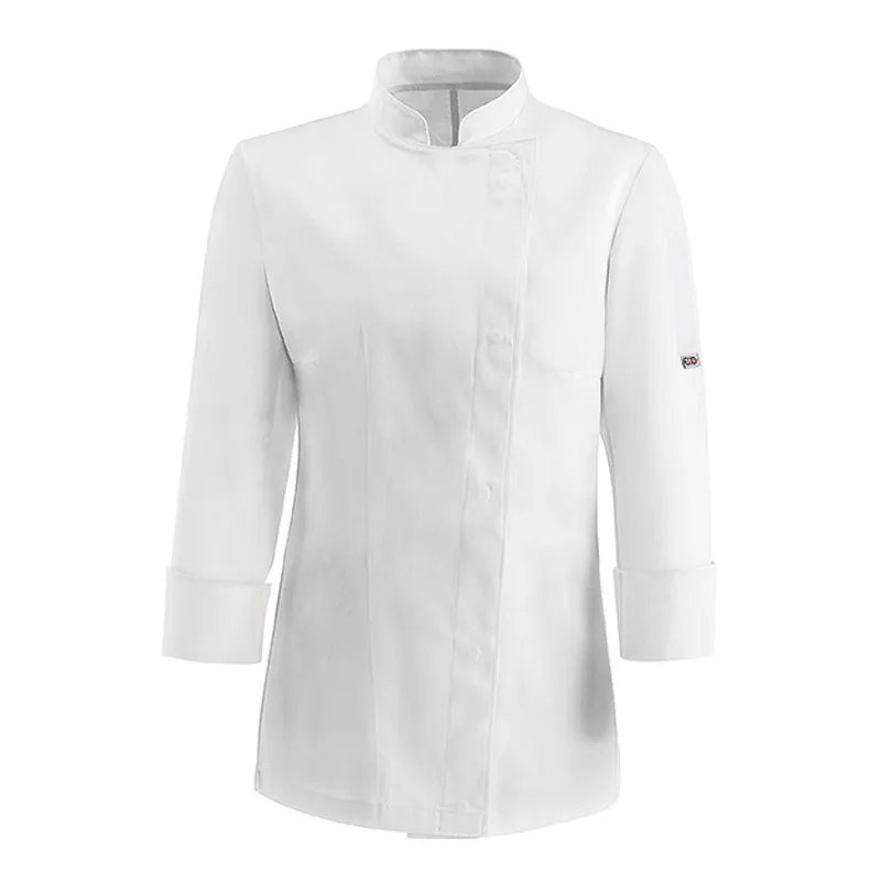 CHAQUETA DE COCINA PARA MUJER BLANCA GIRL  EGOCHEF