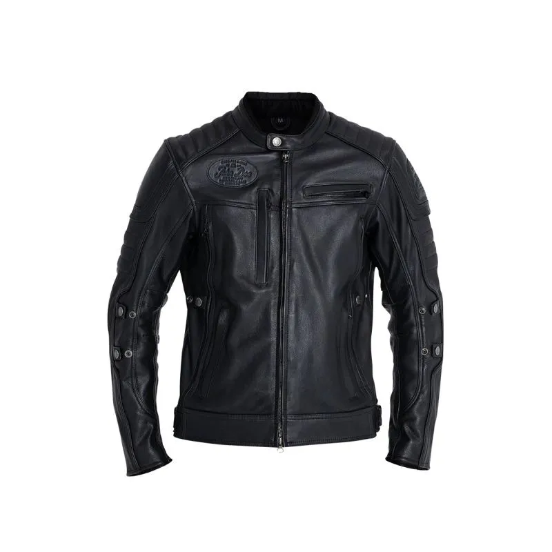 CHAQUETA DE CUERO DE LA MOTOCICLETA TéCNICA  JOHN DOE