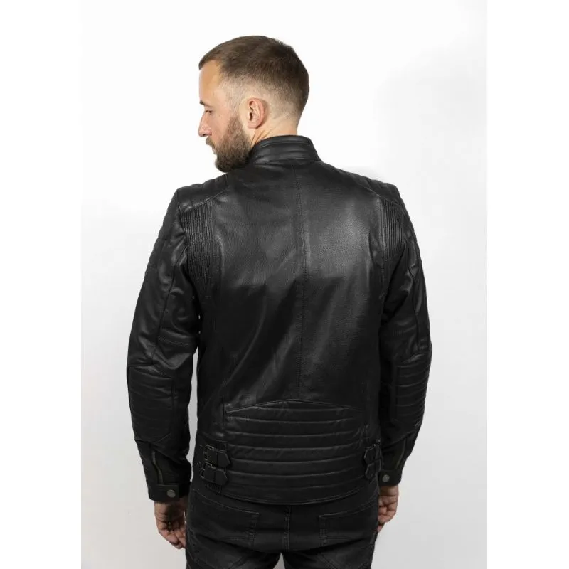 CHAQUETA DE CUERO PARA MOTO ROADSTER  JOHN DOE
