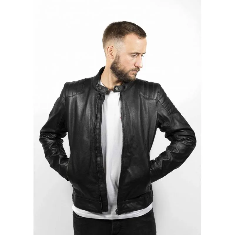 CHAQUETA DE CUERO PARA MOTO ROADSTER  JOHN DOE