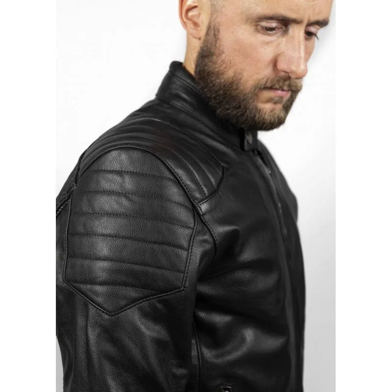 CHAQUETA DE CUERO PARA MOTO ROADSTER  JOHN DOE