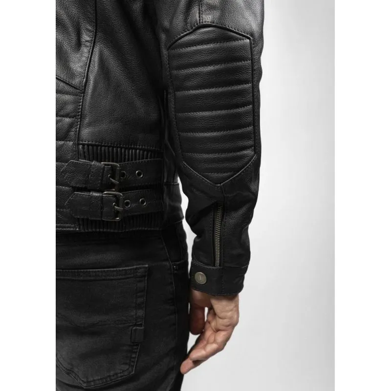 CHAQUETA DE CUERO PARA MOTO ROADSTER  JOHN DOE
