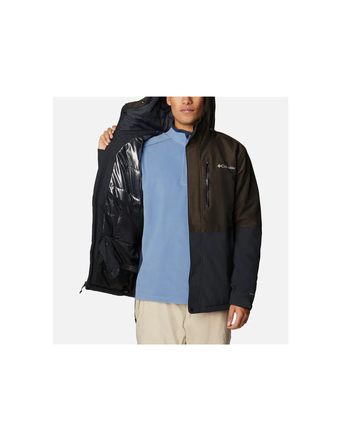 Chaqueta de esquí Columbia Winter District negro Hombre