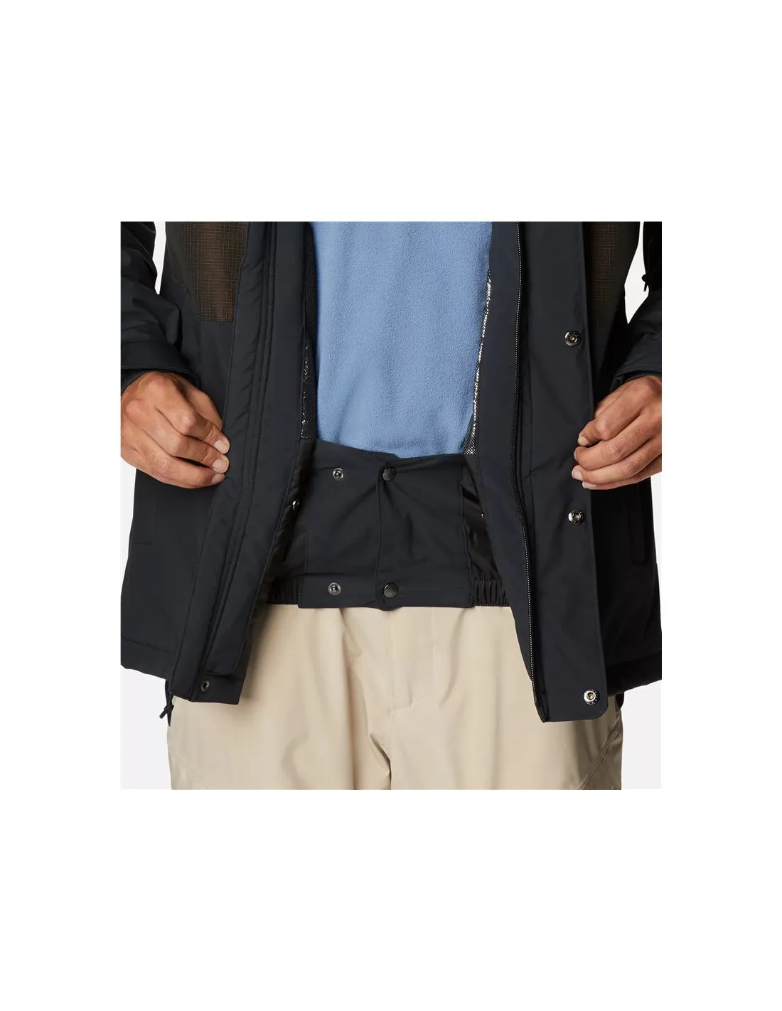 Chaqueta de esquí Columbia Winter District negro Hombre