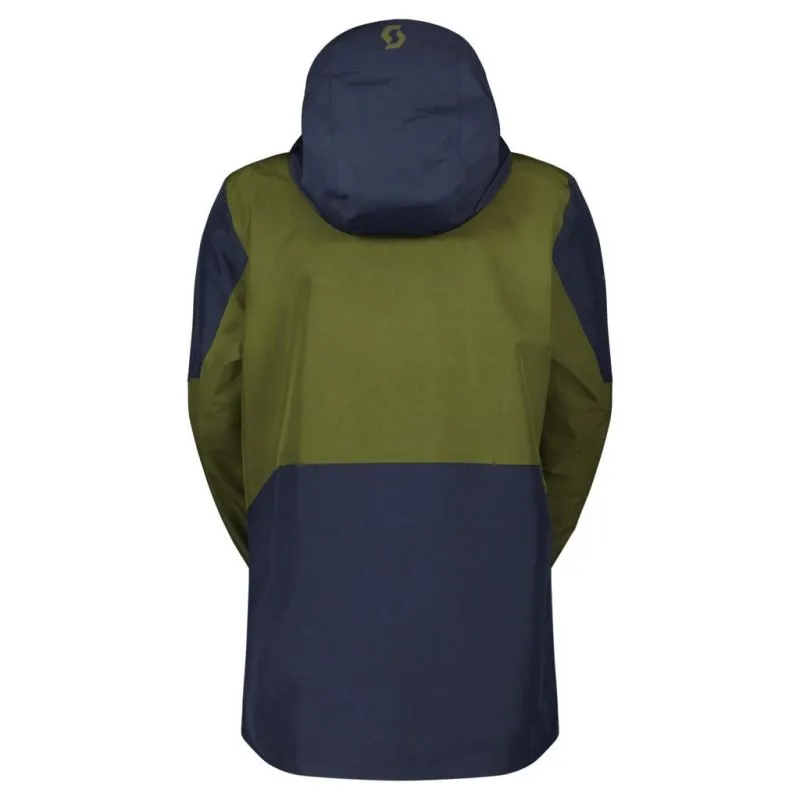 Chaqueta de esquí para hombre Scott SCO Jacket Vertic GORETEX 2L (azul oscuro/verde abeto)