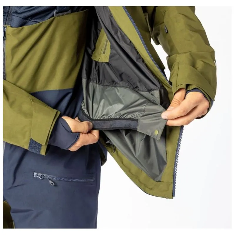 Chaqueta de esquí para hombre Scott SCO Jacket Vertic GORETEX 2L (azul oscuro/verde abeto)