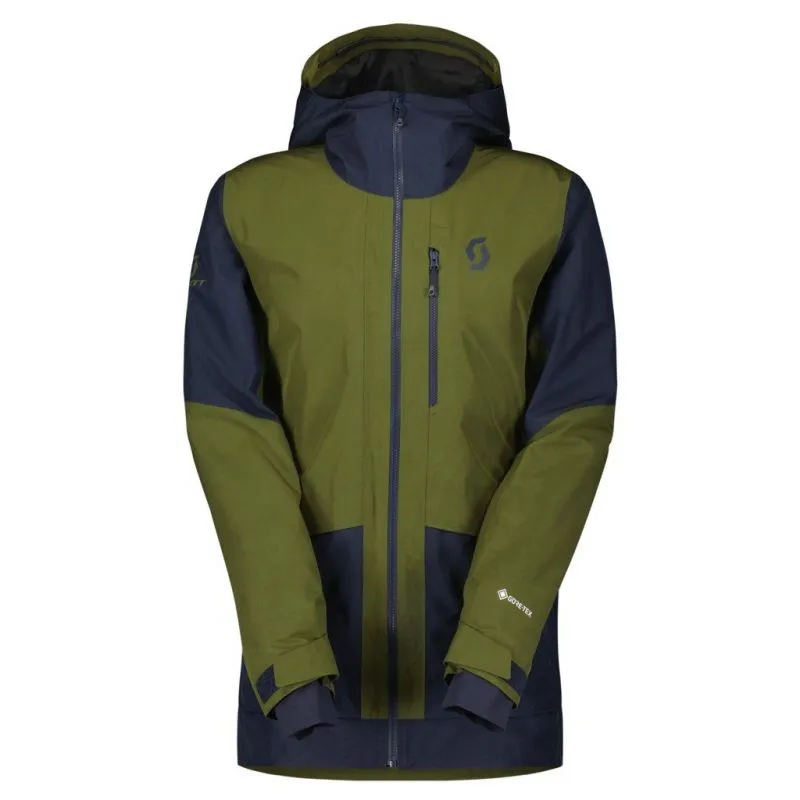 Chaqueta de esquí para hombre Scott SCO Jacket Vertic GORETEX 2L (azul oscuro/verde abeto)