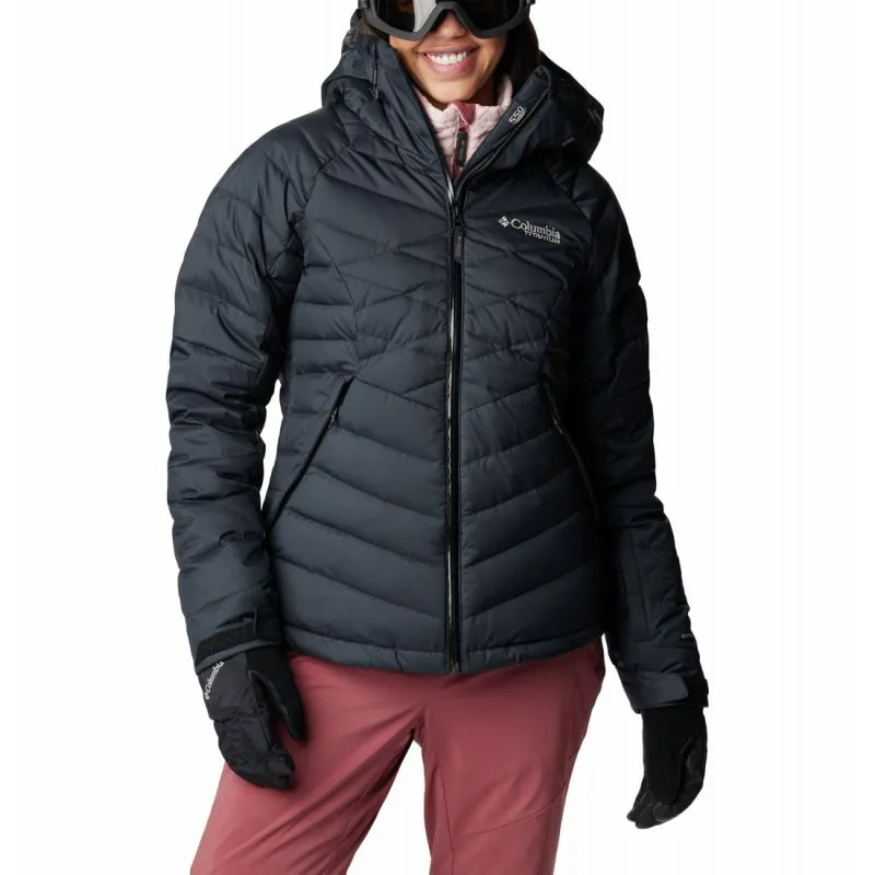 Chaqueta de esquí para mujer Columbia Roaring Fork Down (Black)