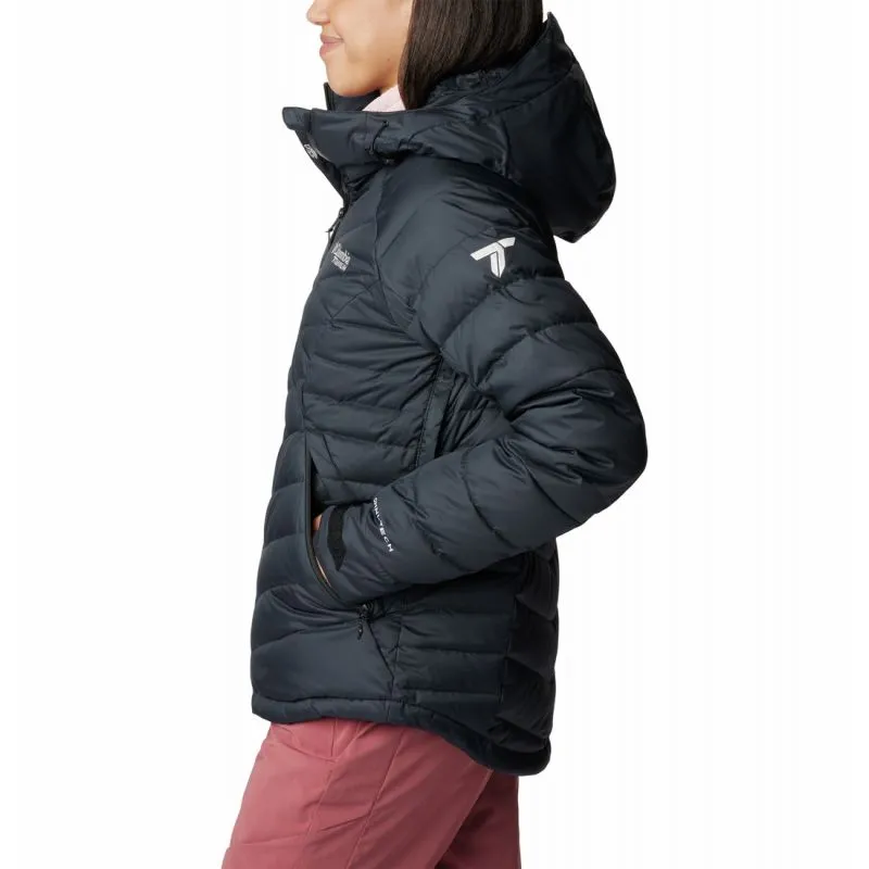 Chaqueta de esquí para mujer Columbia Roaring Fork Down (Black)