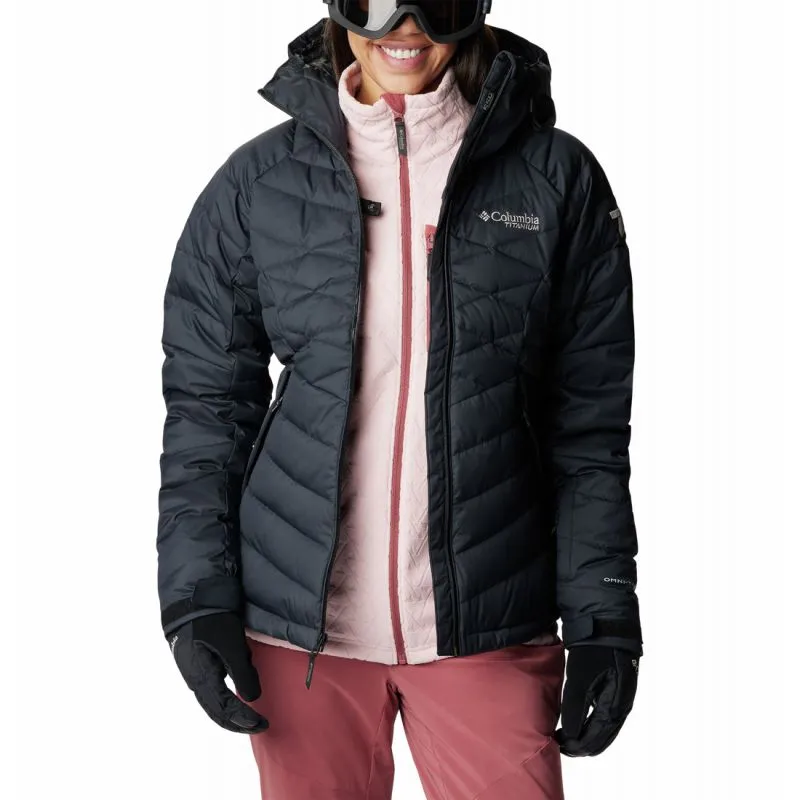 Chaqueta de esquí para mujer Columbia Roaring Fork Down (Black)