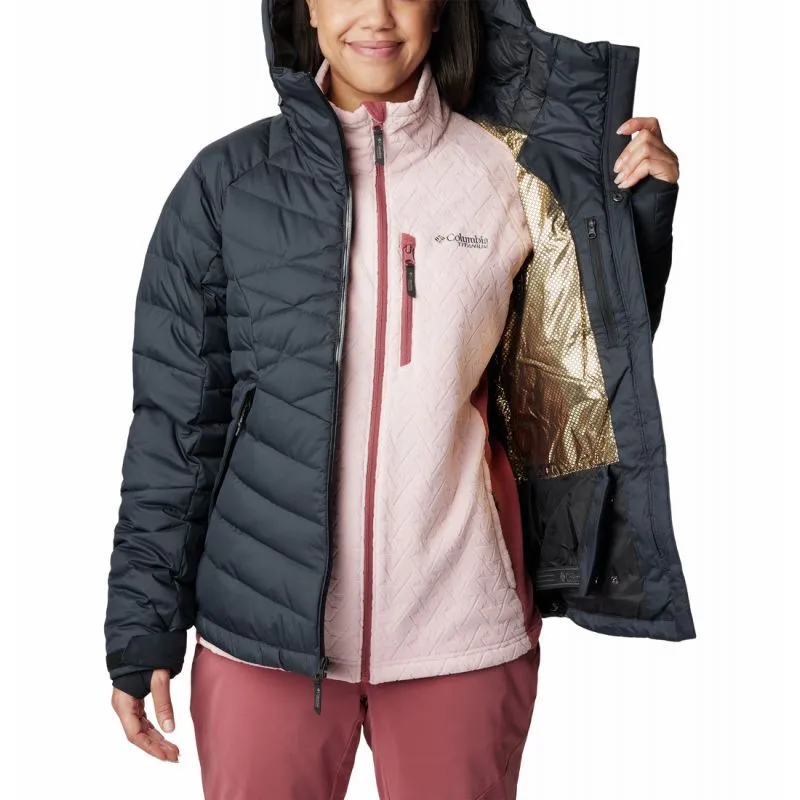 Chaqueta de esquí para mujer Columbia Roaring Fork Down (Black)