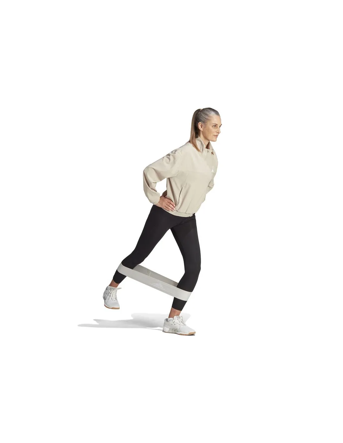 CHAQUETA DE FITNESS ADIDAS TRES MIN 1/4Z MUJER