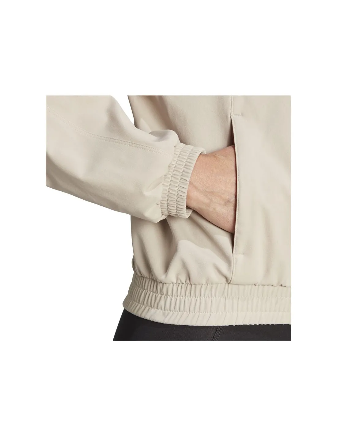 CHAQUETA DE FITNESS ADIDAS TRES MIN 1/4Z MUJER
