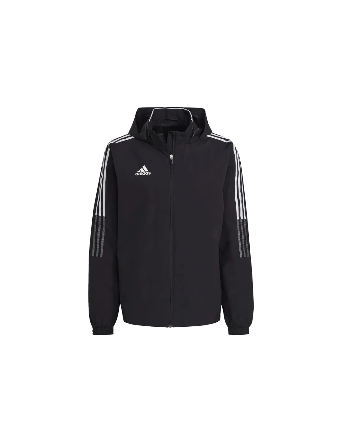 CHAQUETA DE FúTBOL ADIDAS TIRO 21 ALLWEATHER M BLACK