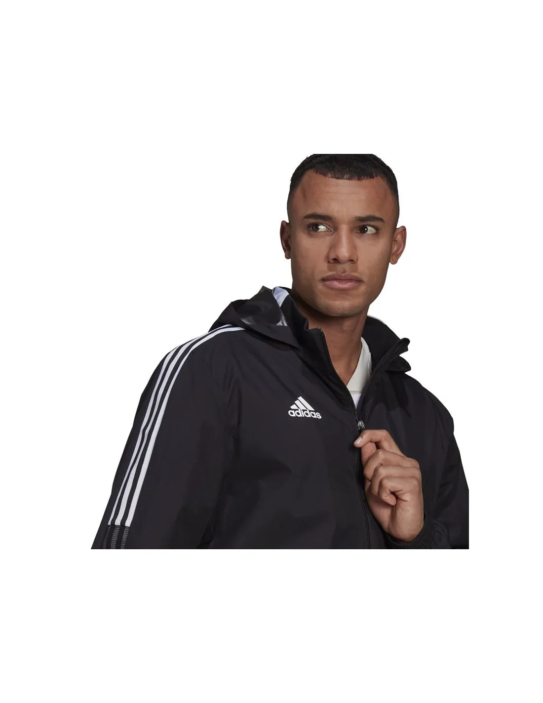 CHAQUETA DE FúTBOL ADIDAS TIRO 21 ALLWEATHER M BLACK