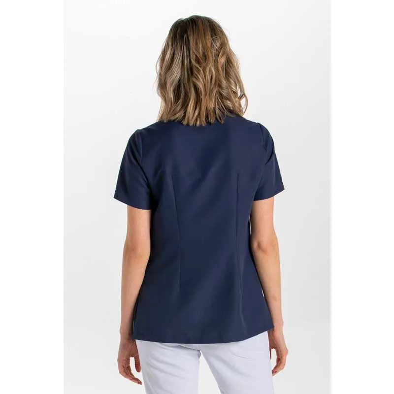 CHAQUETA DE MICROFIBRA MARINO CON TAPETA GRIS  DYNEKE