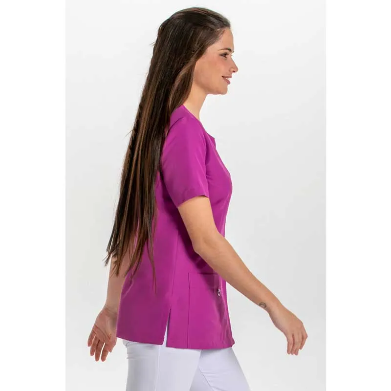 CHAQUETA DE MICROFIBRA PúRPURA CON TAPETA LILA  DYNEKE