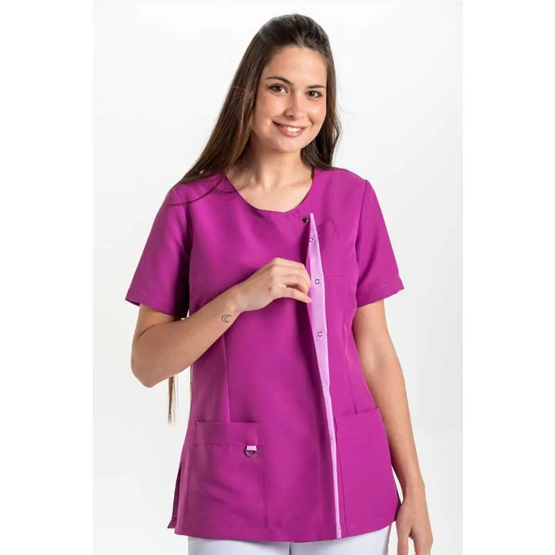 CHAQUETA DE MICROFIBRA PúRPURA CON TAPETA LILA  DYNEKE