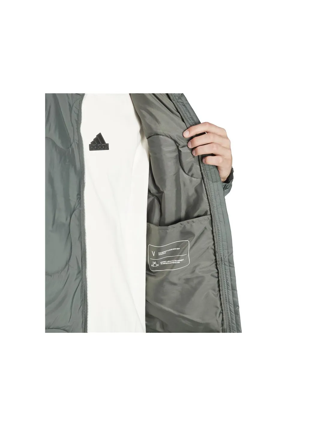 Chaqueta de Montaña adidas Nuganic Insulated Hombre Hieley