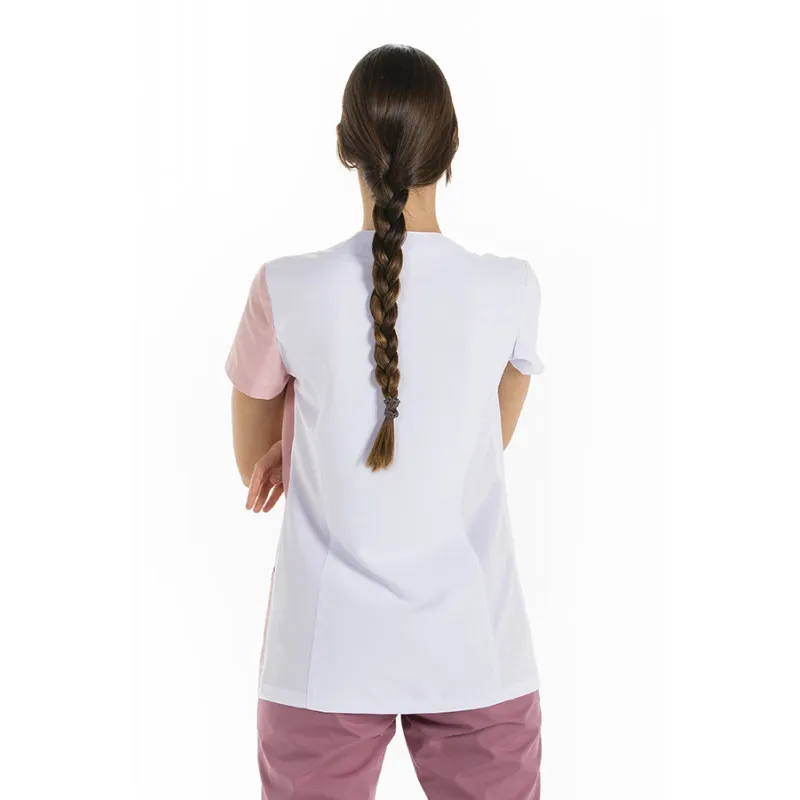 CHAQUETA DE MUJER ASIMéTRICA MICROFIBRA ROSA  DYNEKE