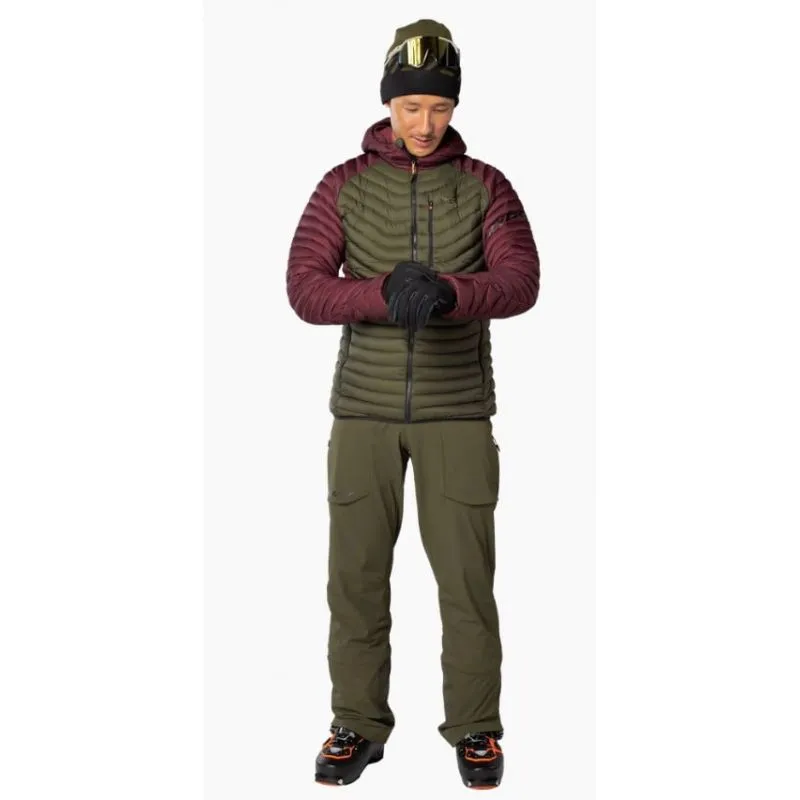 Chaqueta de pluma Dynafit Radical Down M Hood Jkt (Burgundy) hombre