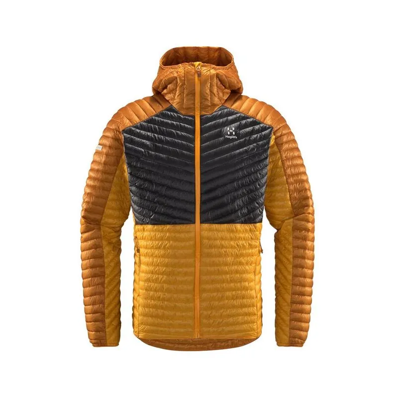 Chaqueta de pluma HAGLOFS L.I.M Mimic (sunny yellow/magnetite) Hombre