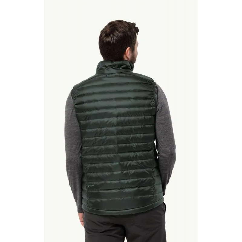 Chaqueta de pluma sin mangas JACK WOLSKINS PASSAMANI DOWN VEST de hombre (Black Olive)