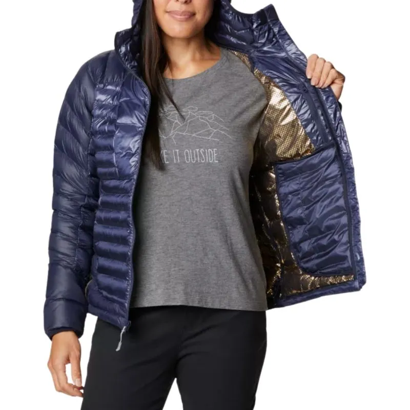 Chaqueta de plumas Columbia Labyrinth Loop (nocturno, oscuro) Mujer