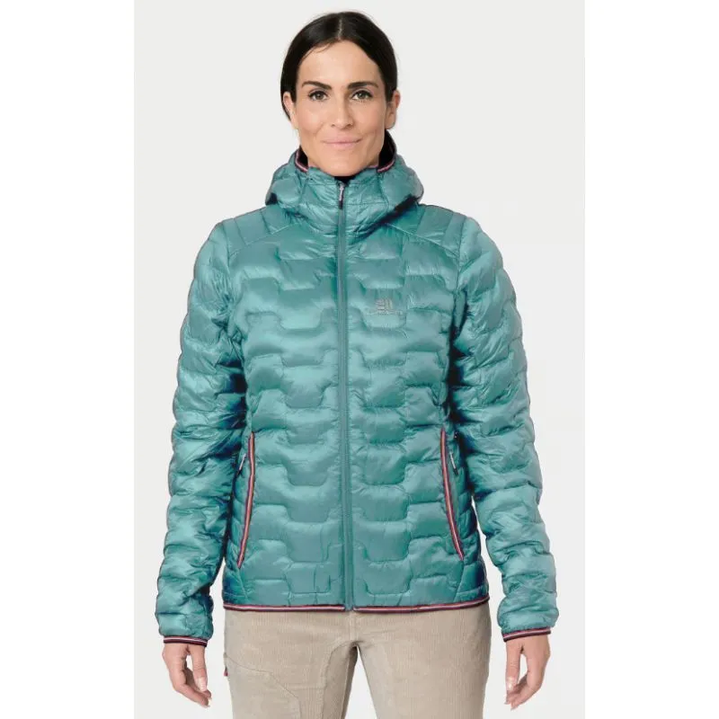 Chaqueta de plumón con capucha para mujer E11 Motion Hood (Miami Blue)