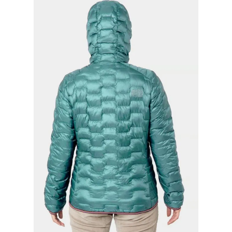 Chaqueta de plumón con capucha para mujer E11 Motion Hood (Miami Blue)