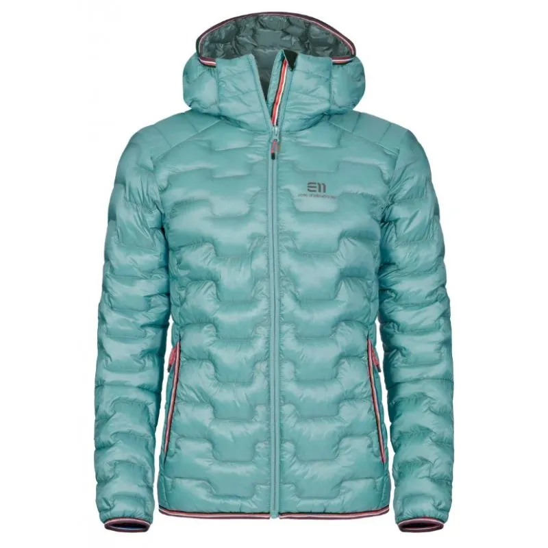 Chaqueta de plumón con capucha para mujer E11 Motion Hood (Miami Blue)