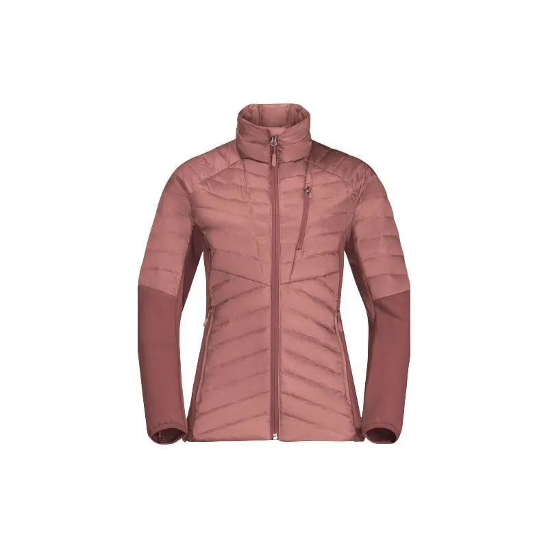 Chaqueta de plumón híbrido para mujer JACK WOLSKINS NEBELHORN DOWN HYBRID (Blush Powder)