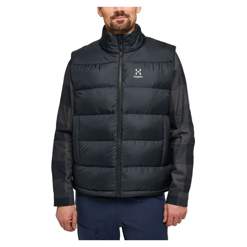 Chaqueta de plumón sin mangas para hombre Haglöfs Puffy Mimic (true Black)
