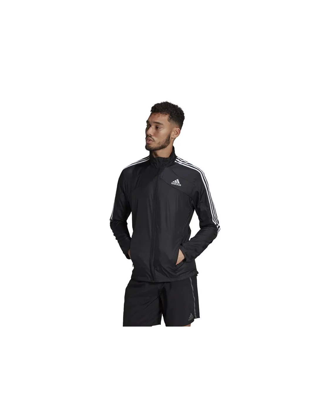 Chaqueta de running adidas Marathon 3 Bandas