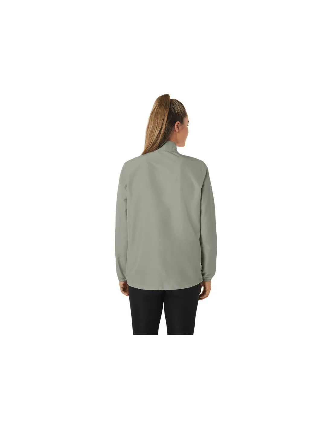Chaqueta de Running ASICS Core Mujer Oliva Gris